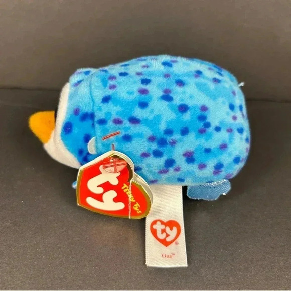 NWT TY Beanie Boos Teeny Tys 4" GUS Penguin  Stackable Plush Stuffed Animal Toy - Picture 2 of 4